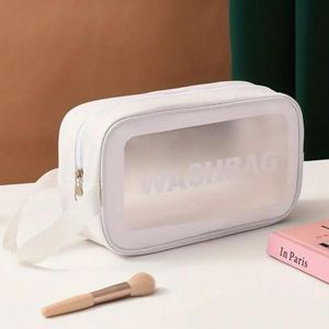Trousse de Toilette Cosmétiques, Sac de Voyage Transparent Portable de rangement