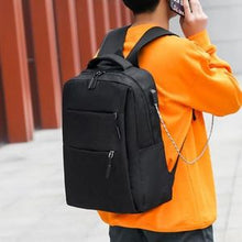 Sac à dos Unisex scolaire pour ordinateur Portable avec chargeur USB