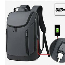 Sac à dos de voyage étanche, bag pour Pc 15,6" + port USB, cartable pour affaire