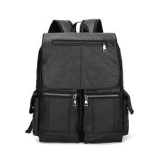 Sac à dos en cuir pour pc, cartable antivol, Sac d'affaire, backpak de voyage