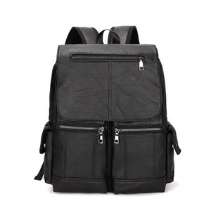 Sac à dos en cuir pour pc, cartable antivol, Sac d'affaire, backpak de voyage