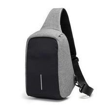 Sac de poitrine anti-vol sac de voyage étanche sac à bandoulière multi-poches