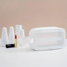 Trousse de Toilette Cosmétiques, Sac de Voyage Transparent Portable de rangement