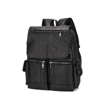 Sac à dos en cuir pour pc, cartable antivol, Sac d'affaire, backpak de voyage