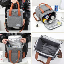 Sac isotherme à double compartiment pour repas, idéal pour les sorties , voyages