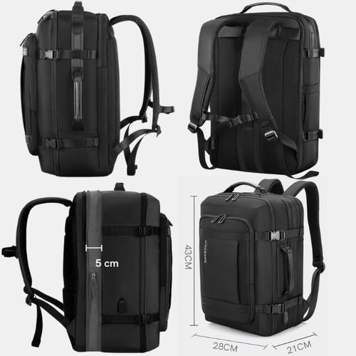Sac à dos compact et ergonomique pour ordinateur portable et accessoires, sports
