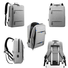 Sac à dos de voyage, bag d'affaires + port USB, cartable pour PC, sac scolaire
