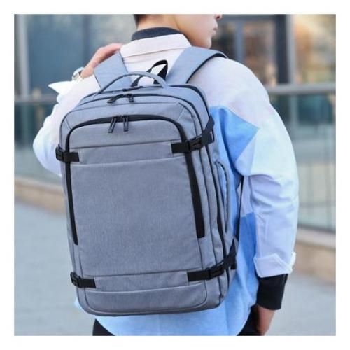 Sac à dos d'affaires USB multifonctionnel étanche voyage sac à dos pour pc -noir