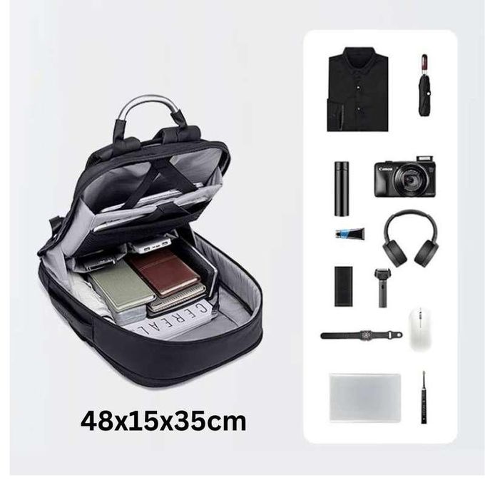 Sac à dos Arctic Hunter, extensible, pour ordinateur, grande capacité 41L