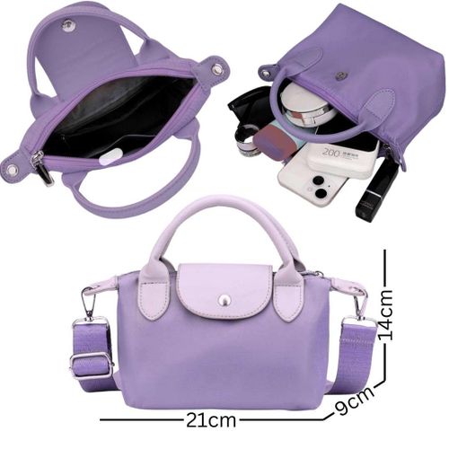 Sac épaule multifonction pour femme avec rangement sécurisé zippé, crossbody