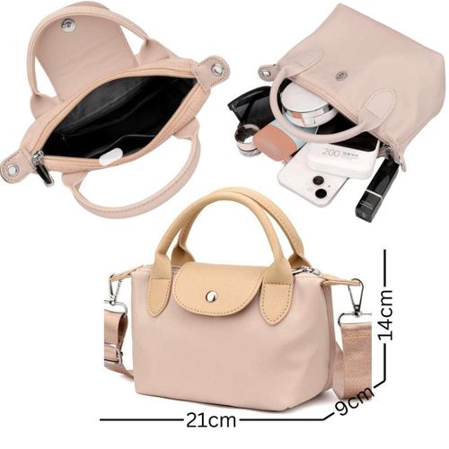 Sac épaule multifonction pour femme avec rangement sécurisé zippé, crossbody