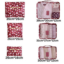 Set de 6 pochettes de rangement voyage pratiques pour organiser vos bagages .