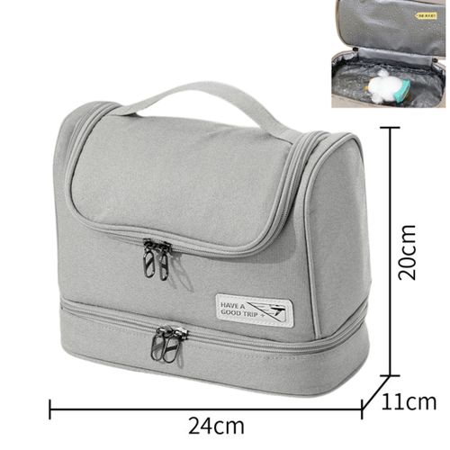 Trousse de toilette pratique et résistante à l'eau pour voyages et déplacements