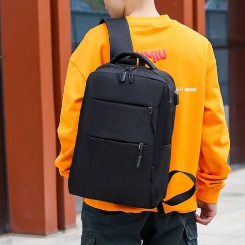 Sac à dos Unisex scolaire pour ordinateur Portable avec chargeur USB