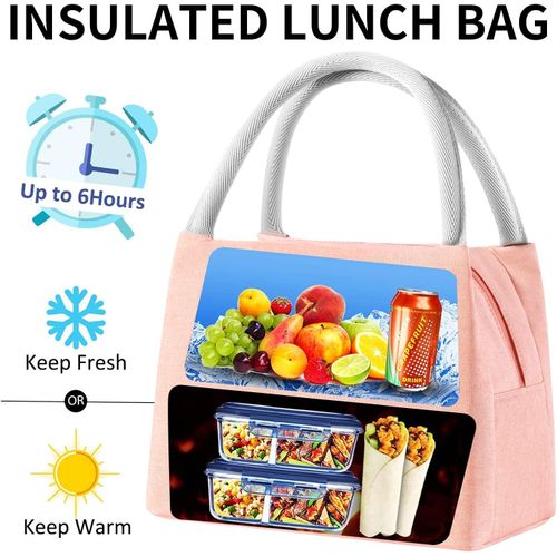 Tasty Food Lunch Sac Isotherme, Bag, Pochette, Conteneur Aliments pour Voyage, Pique-Nique
