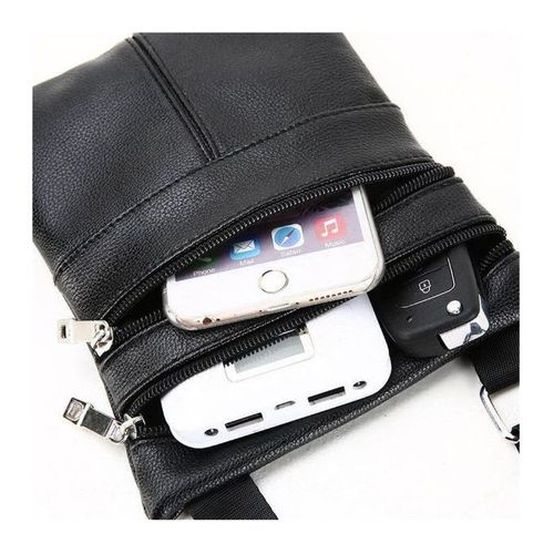 Sac à main étanche pour voyage, Sac à bandoulière de poitrine avec port USB