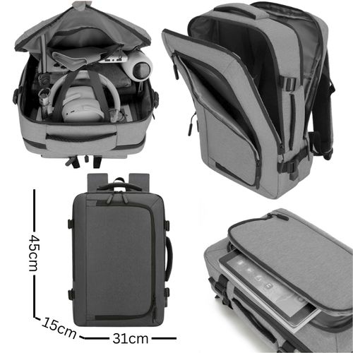 Sac à dos moderne avec poches multiples et confort optimal pour longues journées
