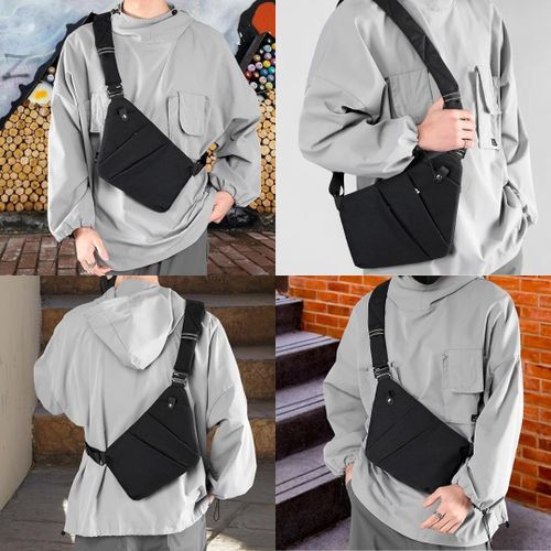 Sac à bandoulière antivol, sac de poitrine, multifonction, pour sport, crossbody