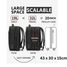 Sac à dos Arctic Hunter, extensible, Ordinateur, grande capacité