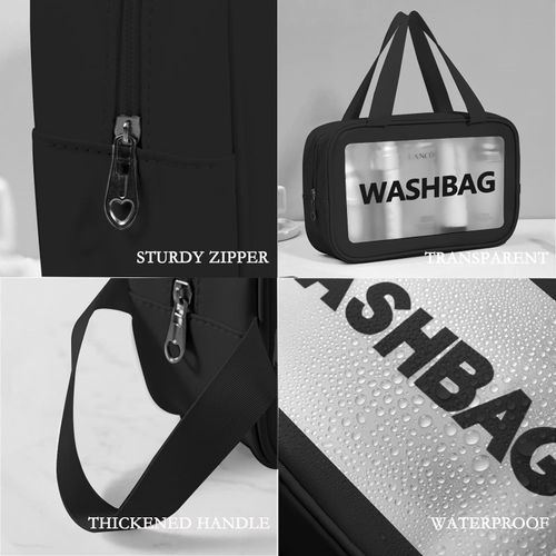 3PCS Trousses de Maquillage, Toilettes, Sac Cosmétique de Voyage, Bag Grande
