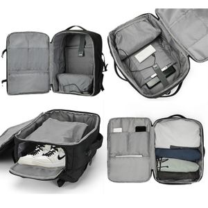 Sac à dos de voyage et affaires, compatible PC portable jusqu'à 17,6 pouces