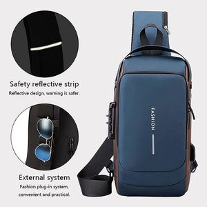 Hommes femmes sac à bandoulière poitrine Fanny Packs bandoulière voyage sport