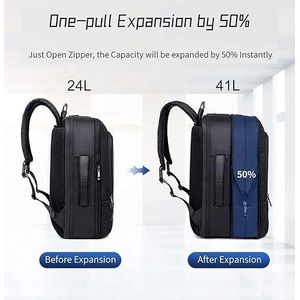 Sac à dos Arctic Hunter, extensible, pour ordinateur, grande capacité 41L