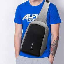 Sac de poitrine anti-vol sac de voyage étanche sac à bandoulière multi-poches