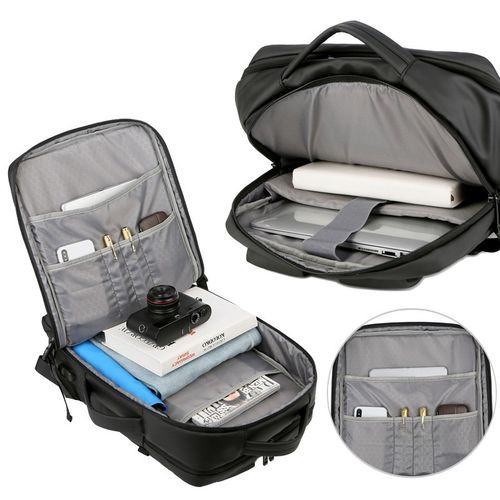 Sac à dos multifonctionnel USB port ordinateur d'affaires grande capacité voyage