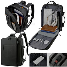 Sac à dos anti-vol avec port USB et capacité pour ordinateur jusqu'à 15,6 pouces