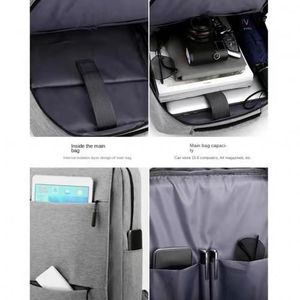 Sac à dos de voyage, bag d'affaires + port USB, cartable pour PC, sac scolaire