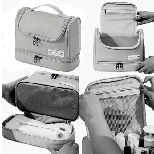 Trousse de toilette pratique et résistante à l'eau pour voyages et déplacements