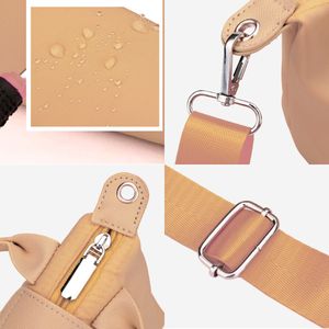Sac épaule multifonction pour femme avec rangement sécurisé zippé, crossbody