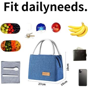 Tasty Food Lunch Sac Isotherme, Bag, Pochette, Conteneur Aliments pour Voyage, Pique-Nique