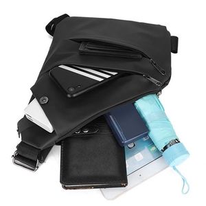 Sac à bandoulière antivol, sac de poitrine, multifonction, pour sport, crossbody
