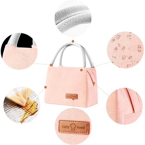 Tasty Food Lunch Sac Isotherme, Bag, Pochette, Conteneur Aliments pour Voyage, Pique-Nique