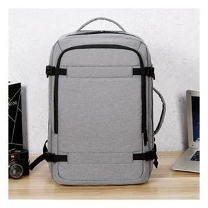 Sac à dos d'affaires USB multifonctionnel étanche voyage sac à dos pour pc -noir