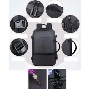 Sac à dos fonctionnel avec rangement sécurisé pour vos objets de valeur et documents.