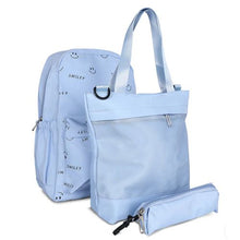 4PCS cartable : sac à dos + sac à main + sac à bandoulière + trousse, Mallette