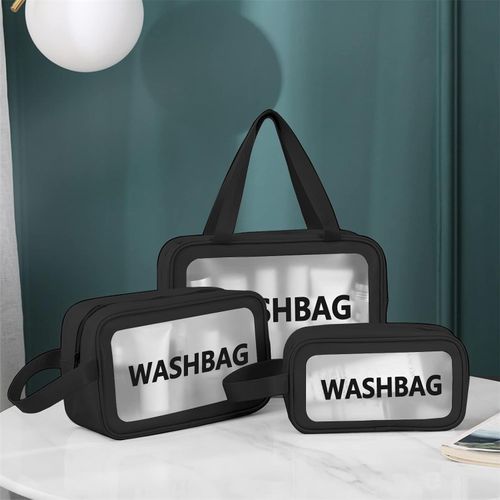3PCS Trousses de Maquillage, Toilettes, Sac Cosmétique de Voyage, Bag Grande