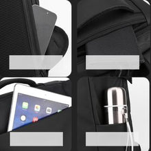 Sac à dos étanche avec port USB, poche PC ,compartiment chaussures pour voyages.
