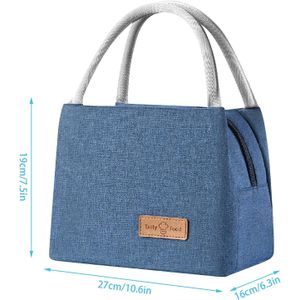 Tasty Food Lunch Sac Isotherme, Bag, Pochette, Conteneur Aliments pour Voyage, Pique-Nique