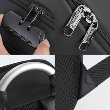 Sac à dos PC antivol + serrure USB, bag d'affaire, cartable de voyage, scolaire