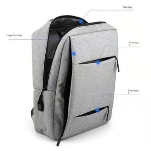 Sac à dos de voyage, bag d'affaires + port USB, cartable pour PC, sac scolaire
