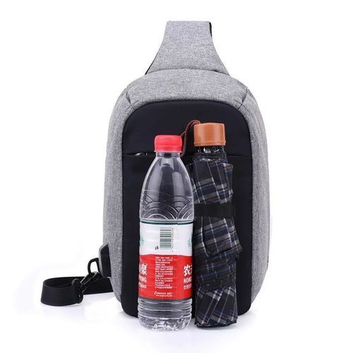 Sac de poitrine anti-vol sac de voyage étanche sac à bandoulière multi-poches