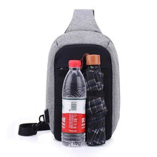 Sac de poitrine anti-vol sac de voyage étanche sac à bandoulière multi-poches