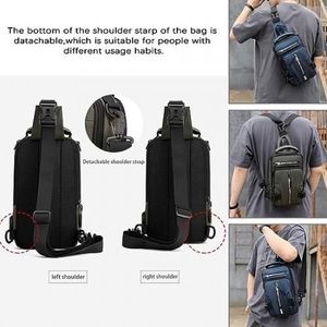 Sac à bandoulière poitrine Fanny Packs bandoulière voyage sport Hommes femmes