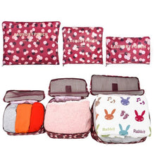 Set de 6 pochettes de rangement voyage pratiques pour organiser vos bagages .
