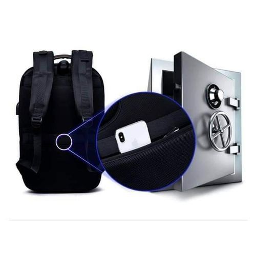 Sac à dos PC antivol + serrure USB, bag d'affaire, cartable de voyage, scolaire