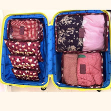 Set de 6 pochettes de rangement voyage pratiques pour organiser vos bagages .
